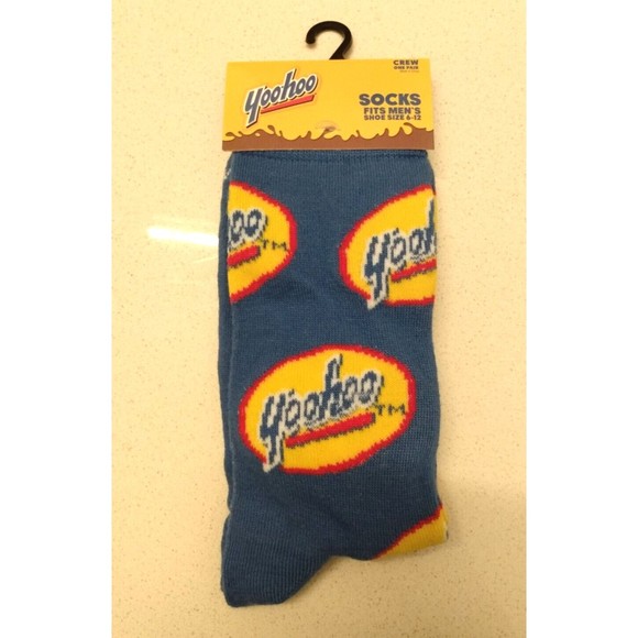 Yoohoo Oscar Mayer Swedish Fish Novelty Crew Socks Men's Shoe Size 6-12 3 Pair - Picture 9 of 10